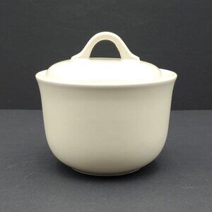 Corning Sandstone Sugar Bowl with Lid Corelle Beige Stoneware Sugar Bowl